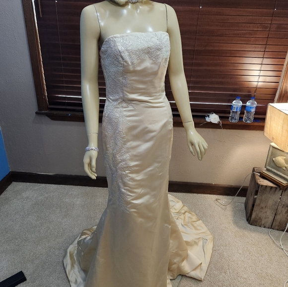 Nwt Womens SPECIAL OCCASION Wedding Dress Strapless Size XS-S - Picture 5 of 14